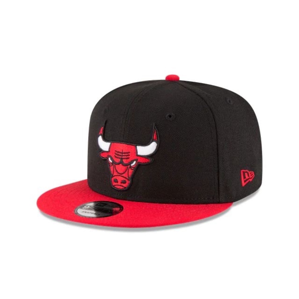 New Era Black and Red Bulls Cap